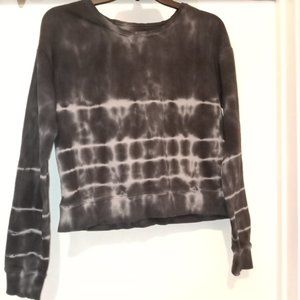 NWT Adam Levine Black and White Tie Dye Sweatshirt - Size Medium